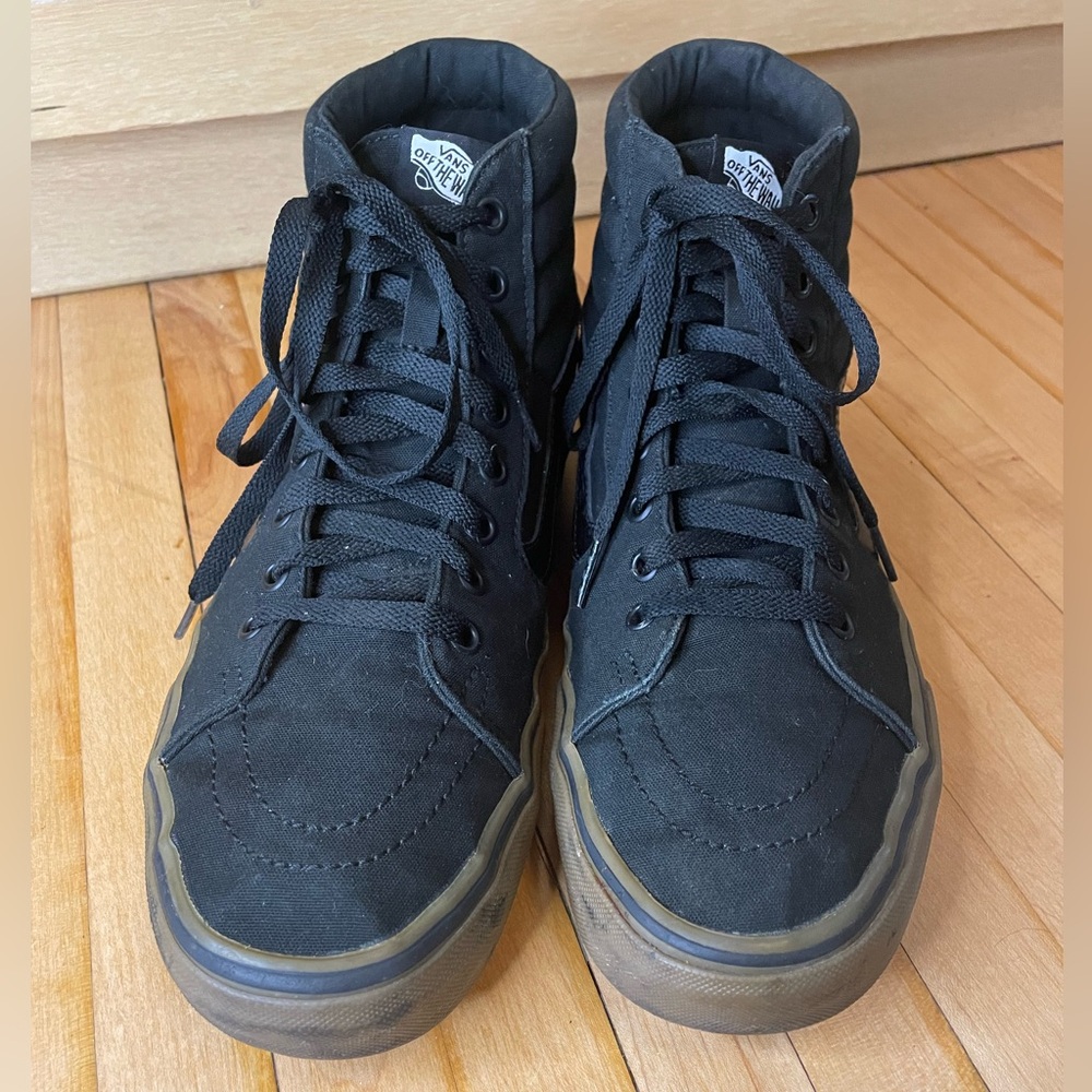 Vans Black Canvas SK8-Hi Shoe